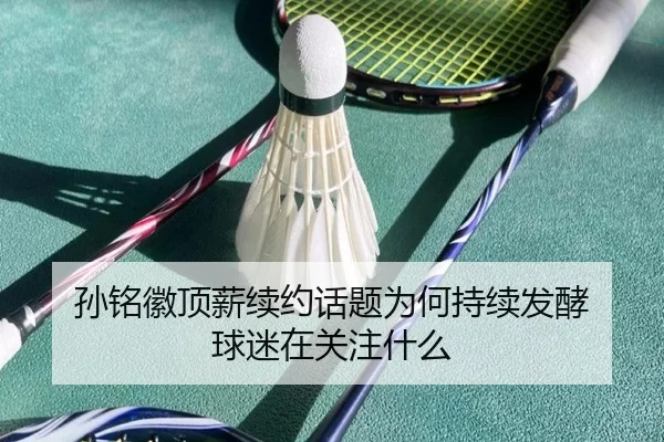 孙铭徽顶薪续约话题为何持续发酵 球迷在关注什么